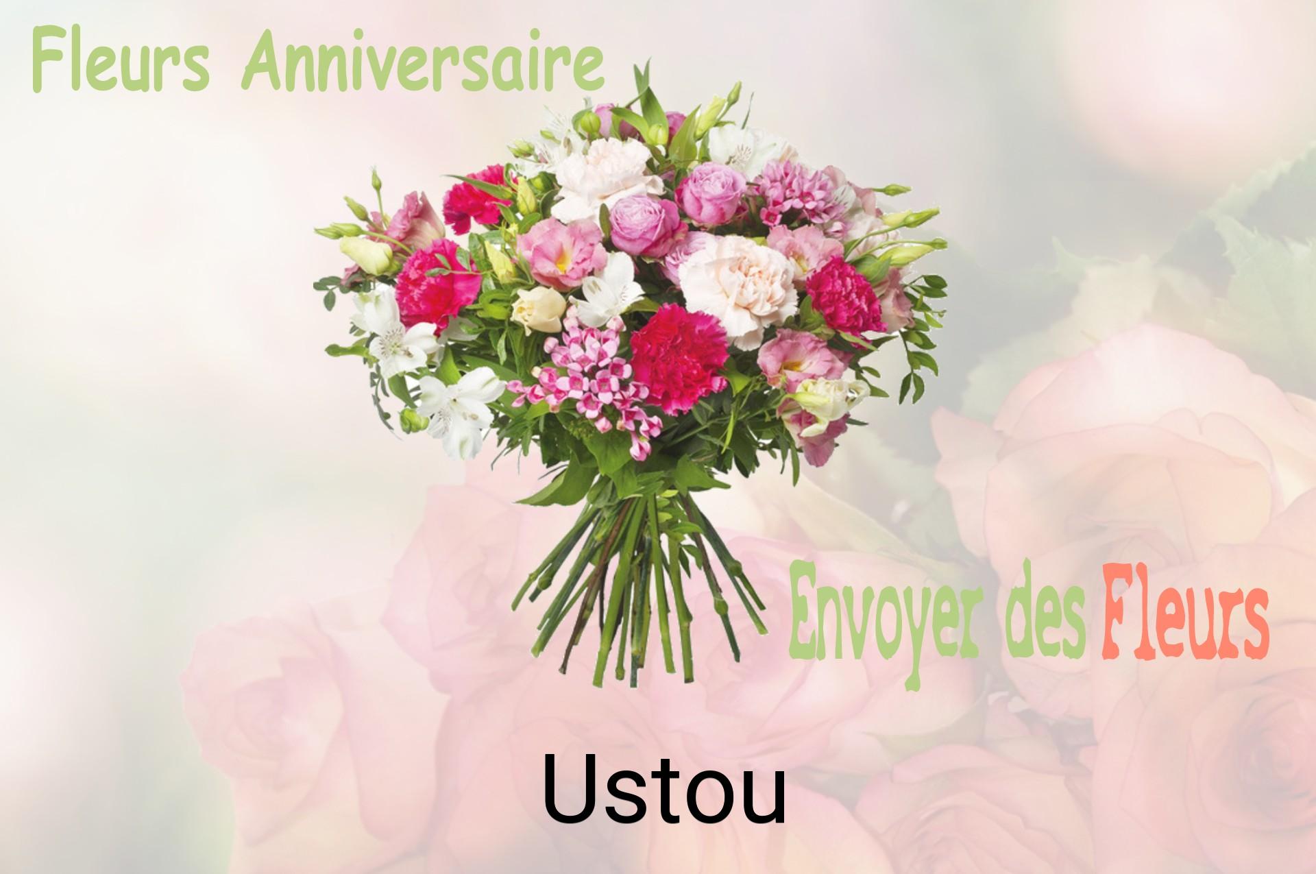 Bouquet de fleurs d’anniversaire livré à Ustou